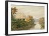 The Seat of G.B. Greenough Esq., Regent's Park, from Ackermann's 'Repository of Arts'-English-Framed Giclee Print