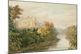 The Seat of G.B. Greenough Esq., Regent's Park, from Ackermann's 'Repository of Arts'-English-Mounted Giclee Print