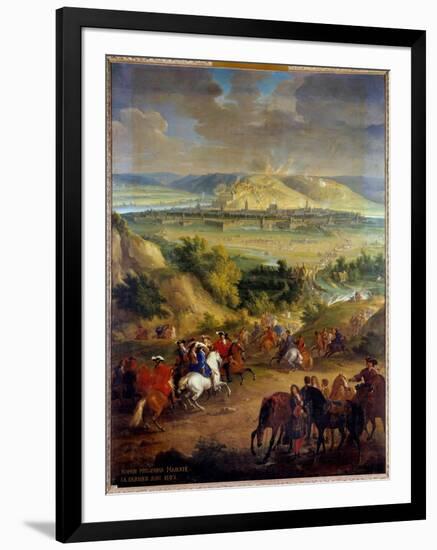 The Seat of Namur in Belgium in June 1692 by King Louis XIV (1638-1715) Painting by John the Baptis-Jean-Baptiste Martin-Framed Giclee Print