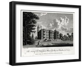 The Seat of Sir Thomas Wilson Bart at Charlton in Kent, 1776-William Watts-Framed Giclee Print
