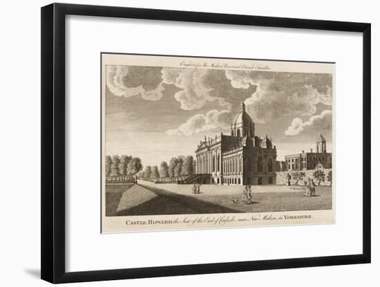 The Seat of the Earl of Carlisle, Near New Malton, Yorkshire-null-Framed Art Print