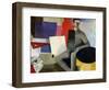 The Seated Man, or the Architect-Roger de La Fresnaye-Framed Premium Giclee Print