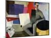 The Seated Man, or the Architect-Roger de La Fresnaye-Mounted Premium Giclee Print