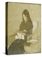 The Seated Woman-Gwen John-Stretched Canvas