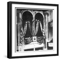 The Seats in Ford's Theatre Washington-null-Framed Premium Photographic Print