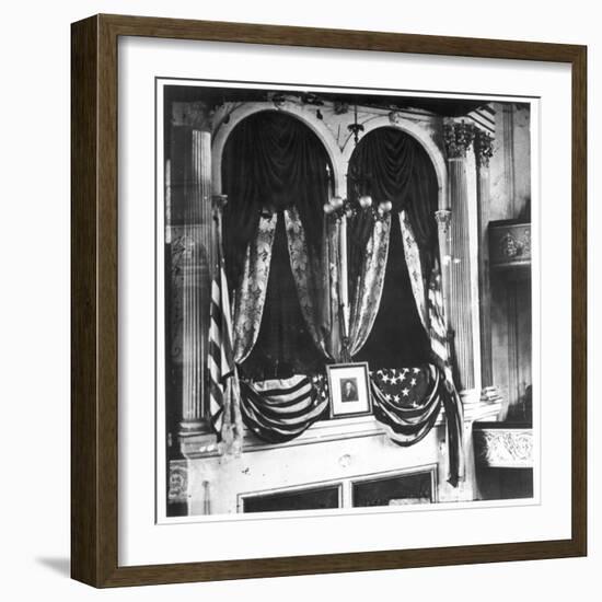 The Seats in Ford's Theatre Washington-null-Framed Photographic Print