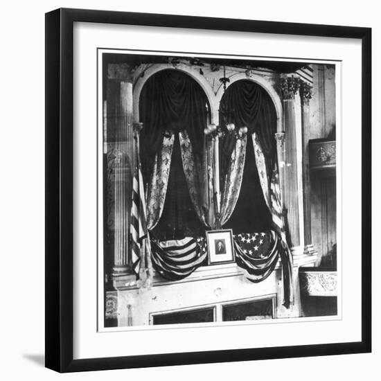 The Seats in Ford's Theatre Washington-null-Framed Photographic Print