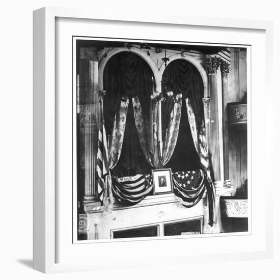 The Seats in Ford's Theatre Washington-null-Framed Photographic Print
