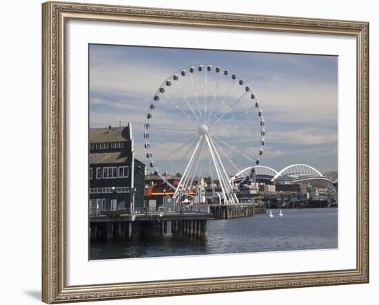 The Seattle Great Wheel, Seattle, Washington, USA-Jamie & Judy Wild-Framed Photographic Print