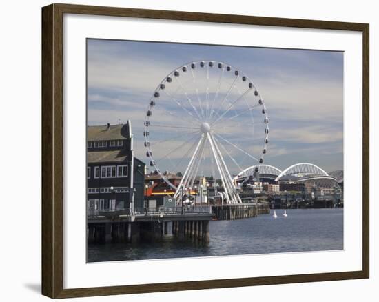 The Seattle Great Wheel, Seattle, Washington, USA-Jamie & Judy Wild-Framed Photographic Print