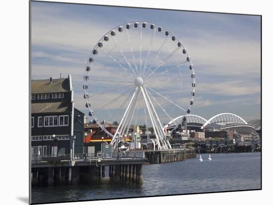 The Seattle Great Wheel, Seattle, Washington, USA-Jamie & Judy Wild-Mounted Photographic Print