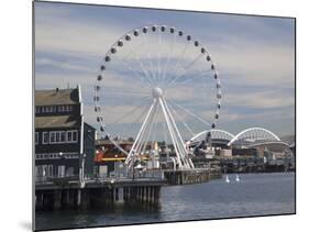 The Seattle Great Wheel, Seattle, Washington, USA-Jamie & Judy Wild-Mounted Photographic Print