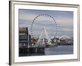 The Seattle Great Wheel, Seattle, Washington, USA-Jamie & Judy Wild-Framed Photographic Print