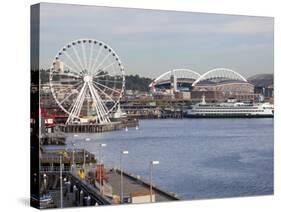 The Seattle Great Wheel, Seattle, Washington, USA-Jamie & Judy Wild-Stretched Canvas