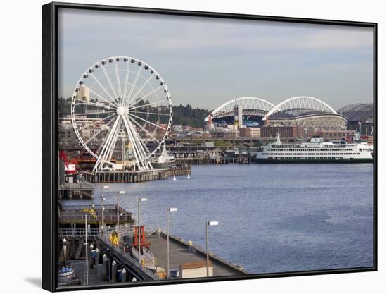 The Seattle Great Wheel, Seattle, Washington, USA-Jamie & Judy Wild-Framed Photographic Print