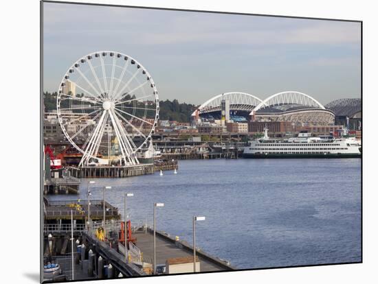 The Seattle Great Wheel, Seattle, Washington, USA-Jamie & Judy Wild-Mounted Photographic Print