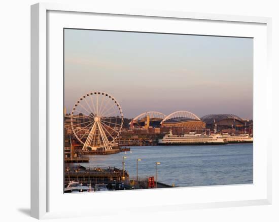 The Seattle Great Wheel, Seattle, Washington, USA-Jamie & Judy Wild-Framed Photographic Print