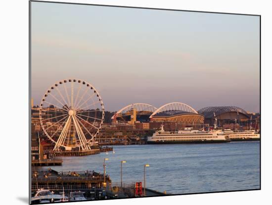 The Seattle Great Wheel, Seattle, Washington, USA-Jamie & Judy Wild-Mounted Photographic Print