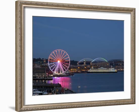 The Seattle Great Wheel, Seattle, Washington, USA-Jamie & Judy Wild-Framed Photographic Print