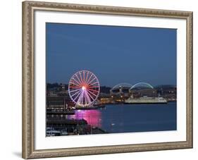 The Seattle Great Wheel, Seattle, Washington, USA-Jamie & Judy Wild-Framed Photographic Print