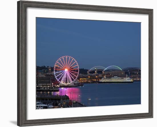 The Seattle Great Wheel, Seattle, Washington, USA-Jamie & Judy Wild-Framed Photographic Print