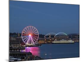 The Seattle Great Wheel, Seattle, Washington, USA-Jamie & Judy Wild-Mounted Photographic Print