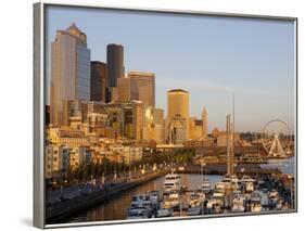 The Seattle Great Wheel, Seattle, Washington, USA-Jamie & Judy Wild-Framed Photographic Print