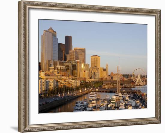 The Seattle Great Wheel, Seattle, Washington, USA-Jamie & Judy Wild-Framed Photographic Print