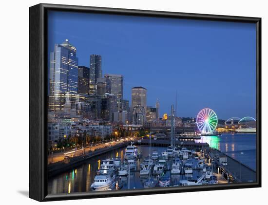 The Seattle Great Wheel, Seattle, Washington, USA-Jamie & Judy Wild-Framed Photographic Print