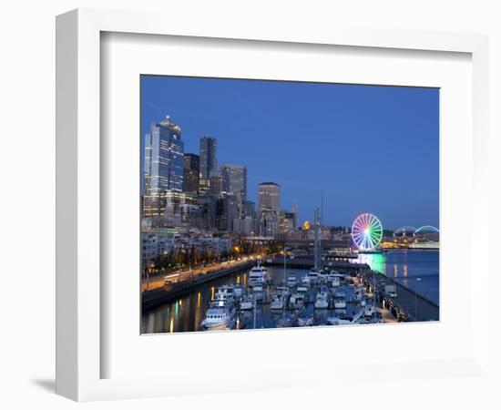 The Seattle Great Wheel, Seattle, Washington, USA-Jamie & Judy Wild-Framed Photographic Print