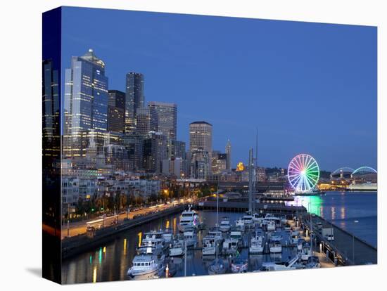 The Seattle Great Wheel, Seattle, Washington, USA-Jamie & Judy Wild-Stretched Canvas