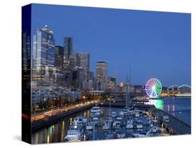 The Seattle Great Wheel, Seattle, Washington, USA-Jamie & Judy Wild-Stretched Canvas