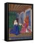 'The Second Annunciation', c1455, (1939)-Jean Fouquet-Framed Stretched Canvas
