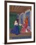 'The Second Annunciation', c1455, (1939)-Jean Fouquet-Framed Giclee Print