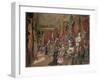 The Second Armoury Room in the Ambraser Gallery of the Lower Belvedere, 1875 (W/C)-Carl Goebel-Framed Giclee Print