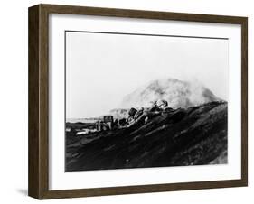 The Second Battalion, Twenty-Seventh Marines Land on Iwo Jima-Bob Campbell-Framed Photo