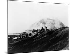 The Second Battalion, Twenty-Seventh Marines Land on Iwo Jima-Bob Campbell-Mounted Photo