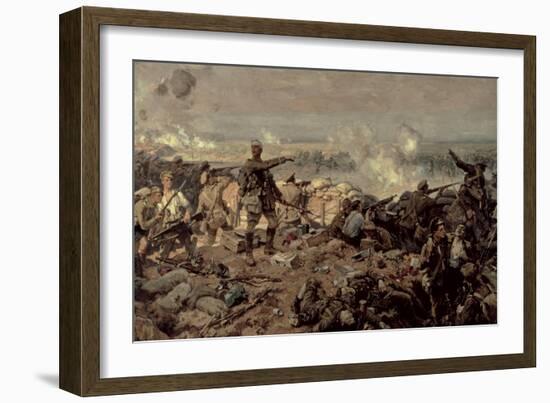 The Second Battle of Ypres, 1917-Richard Jack-Framed Giclee Print