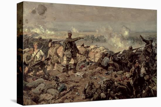 The Second Battle of Ypres, 1917-Richard Jack-Stretched Canvas