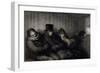 The Second Class Carriage, 1864-Honore Daumier-Framed Giclee Print