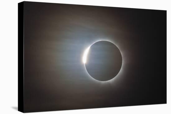 The Second Diamond Ring During the Total Eclipse of the Sun-null-Stretched Canvas