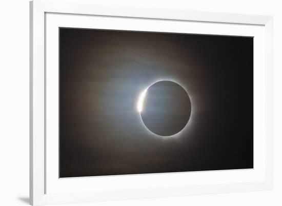 The Second Diamond Ring During the Total Eclipse of the Sun-null-Framed Photographic Print