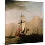 The Second Duke of Albemarle's Ketch with a Yacht-Willem Van De Velde The Younger-Mounted Giclee Print