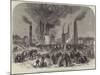 The Second Explosion at the Oaks Colliery, Barnsley-null-Mounted Giclee Print