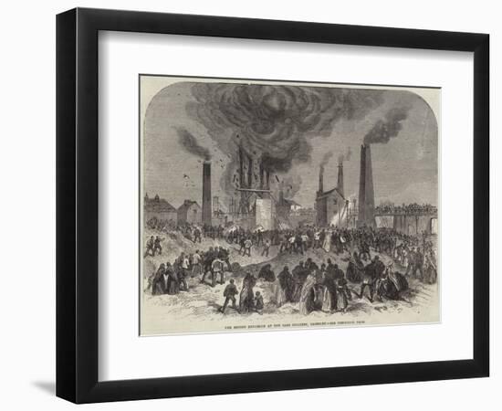 The Second Explosion at the Oaks Colliery, Barnsley-null-Framed Giclee Print