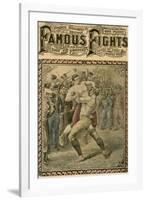 The Second Fight Between Bendigo and Ben Caunt, 1838-Pugnis-Framed Giclee Print