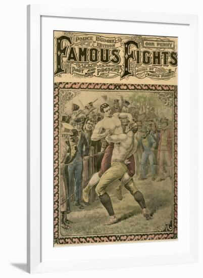 The Second Fight Between Bendigo and Ben Caunt, 1838-Pugnis-Framed Giclee Print