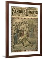 The Second Fight Between Bendigo and Ben Caunt, 1838-Pugnis-Framed Giclee Print