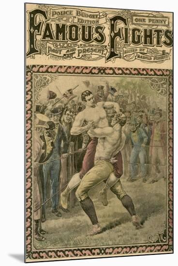 The Second Fight Between Bendigo and Ben Caunt, 1838-Pugnis-Mounted Giclee Print