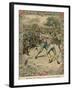 The Second Fight Between Harry Paulson and Tom Paddock, 1851-Pugnis-Framed Giclee Print